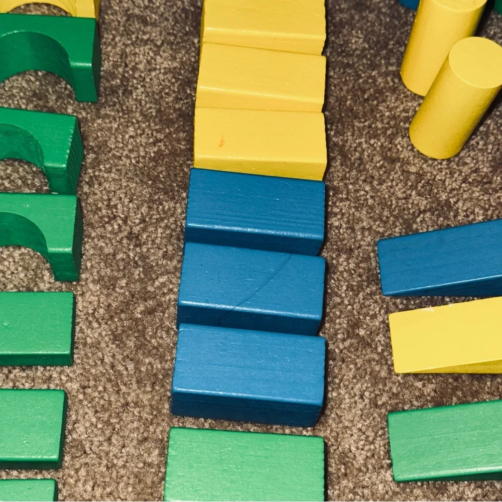 Colorful Small Wooden Blocks - Picture 8 of 16